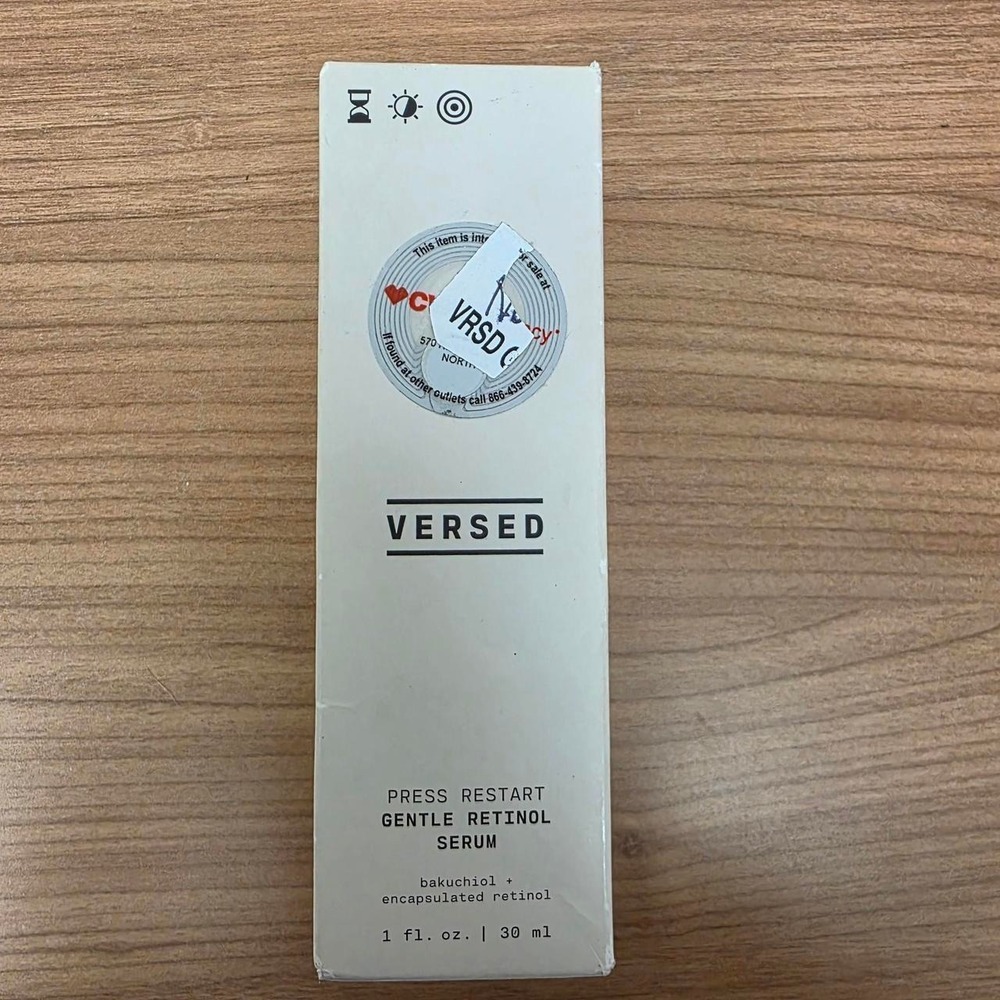 Versed Press Restart Gentle Retinol Serum with Bakuchiol 1 fl oz 30ml New in Box